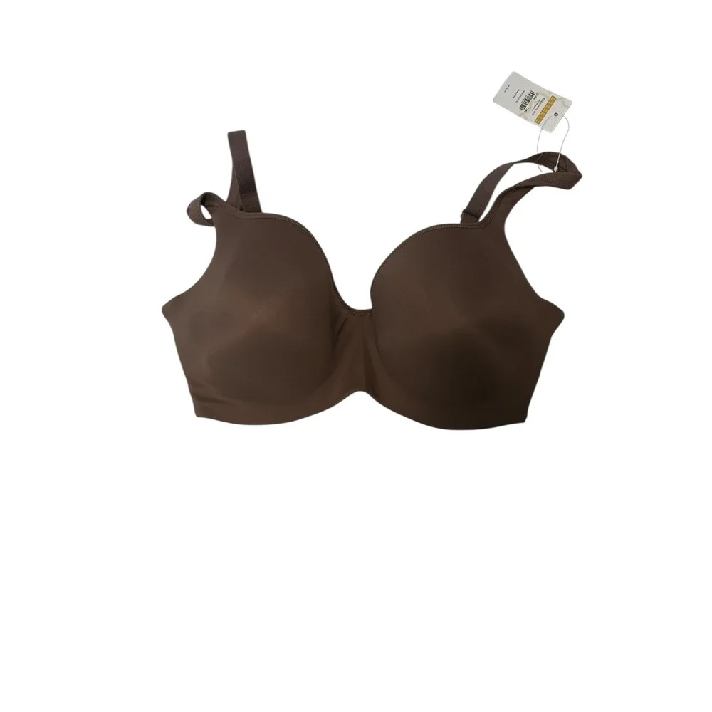DELIMIRA Full Coverage Comfort Bra Adjustable Straps Brown Size Unknown